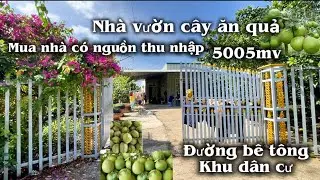 CHA MẸ CHO CĂN NHÀ VƯỜN SẦU RIÊNG VÀ BƯỞI, KHÓ KHĂN PHẢI BÁN TRẢ NỢ CÒN LẠI MUA MẢNH ĐẤT NHỎ ĐỂ Ở 