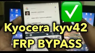 Kyocera kyv42 Frp bypass | Google Account Bypass without Pc | Docomo frp bypass