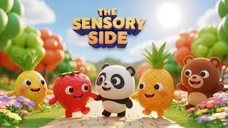 Baby Sensory 🐾🍓 Sensory Video With Dance Music Stimulation | Baby Sensory Sleep