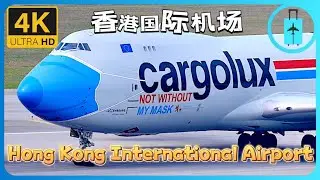 🇭🇰1 hour 4K Planespotting at Hong kong International Airport｜一小时香港国际机场飞机起降视频