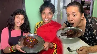 Home made tasty Chocolate Cake by Children Himesh megha Official Video