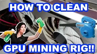How to Clean Mining Rig | Mining Rig Service | Dirty Mining Rig Cleaning | Mining Rig Dust Cleaning