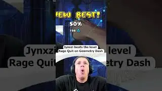 Jynxzi Beats Rage Quit On Geometry Dash #jynxzi #geometrydash #gd #jynxziclips