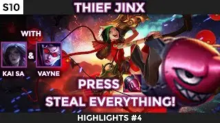 LOL ADC MONTAGE | S10 | BOT PRE HIGHLIGHTS #4