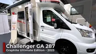 Challenger 287 GA Graphite Ultimate - 2023 🦊 Полуинтегрированный под 7 м с односпальными кроватями