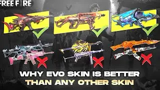 WHY EVO SKIN IS BETTER THAN ANY OTHER SKIN || EVO GUN  VS INCUBATOR GUN VS LEGENDARY GUN SKINS