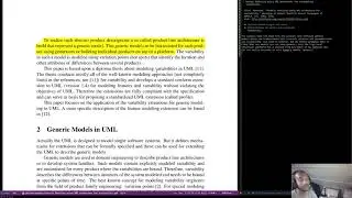 MDE PotW 09: Generic Modeling using UML extensions for variability