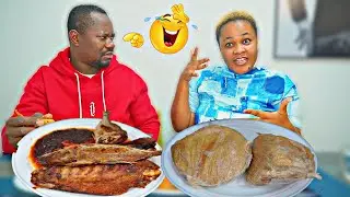 ACTING LIKE THE VIRAL AI MUKPRANK ON MY HUSBAND, AFRICAN FOOD MUKBANG