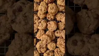 Oatmeal chocolate chip walnut cookies! New YouTube vid out now 🍪 #baking #yum #foodie