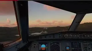 Flight Emergency Scenario: Cockpit A320 [Flaps Failure] No Flaps Landing