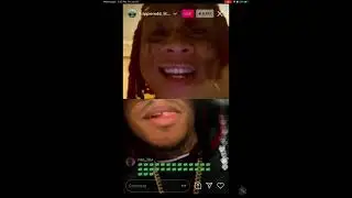 Trippie Redd goes live with Night Lovell, TheHxliday, Lil Gnar, & more (ig live 1-29-21)