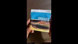D'Addario 85/15 BRONZE | FULL BRIGHT TONE | EZ910 | .011-.052 | ACOUSTIC GUITAR | USA MADE DADDARIO