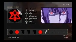 Call Of Duty WW2 Sasuke Eternal Mangekyou Sharingan Emblem Tutorial