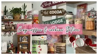 DIY CHRISTMAS COFFEE & COOKIES STATION on a BUDGET ☕️🎄🍪