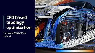 CFD based Topology Optimization | Snippet Simcenter STAR-CCM+ #HowToSimcenterSTARCMM #SimcenterCFD