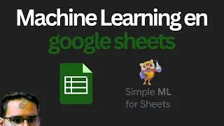 Machine learning en google sheets con SimpleML