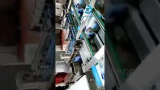 Automatische Bierdose kann Seite Kartonmaschine laufen Video laufen