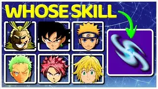 Anime ICONIC Skill Quiz | Guess the Character by Ability Name 😲🎲