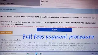 DU CSAS Fees Payment FULL Guide 💳| Step-by-Step UPI Payment to Final Confirmation ✅ #delhiuniversity