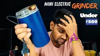Reality Kuch Aur? 😬 Portable Electric Coffee & Masala Grinder (300W) REVIEW & UNBOXING
