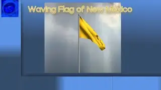 Waving Flag of New Mexico