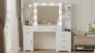 Hasuit 48.8 Inch Large Vanity Desk