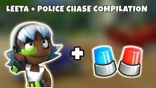 Leeta + police chase 🔥compilation ⚡️| BEACH 🏖️ BUGGY RACING 2