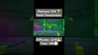 Platine 1114 : H&ocirc;tel Transylvanie 🏆🔥 #gaming #games #platine #ps5 #trophy #platinum #troph&eacute;e