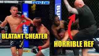 Mike Beltran Needs To Be FIRED For Horrible Reffing In Kape vs Almabayev UFC Vegas 103 Fight