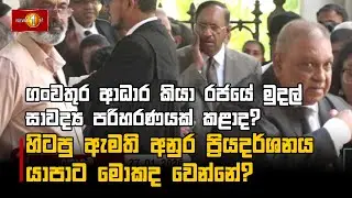 ගංවතුර ආධාර කියා රජයේ මුදල් සාවද්‍ය පරිහරණයක් කළාද? හිටපු ඇමති අනුර ප්‍රියදර්ශනය යාපාට මොකද වෙන්නේ?