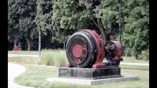 Westinghouse Generator Industrial Artifact, Kitchener ON Canada