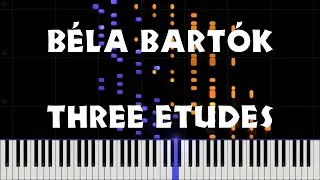 B&eacute;la Bart&oacute;k &mdash; Three Etudes Op. 18, Sz. 72