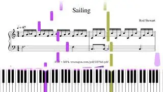 Sailing | Piano with Sheet PDF + MIDI
