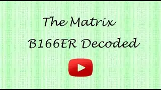 The Matrix B166ER Decoded