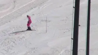 Robert Lazzaroni (the Pink Panther) at the Ski Meister