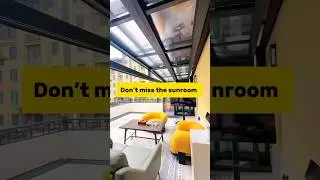 #sunroom #home #foryou #design #backyard #villa #pergola #tinyhouse #greenhouse #glass #cover #fyp