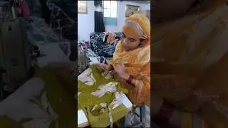 New dress ki stitching👗🥰#desifamily #indianvlogger #stitching #shorts #explore