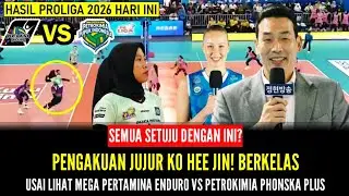 SYOK!! KO HEE JIN Tak Percaya Setelah Lihat Aksi Megawati di Pertamina Enduro vs Petrokimia
