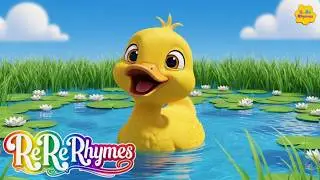 Quack Quack Duck Song 🦆 | Duck Nursery Rhyme for Kids | Action Song | 3D Kids Rhymes
