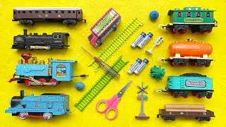 Merakit Dan Unboxing 3 Mainan Kereta Api Thomas, Kereta Railking, Military Train - Mainan Kereta Api