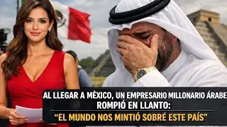 Al llegar a México, un empresario millonario árabe rompió en llanto:“El mundo nos mintió sobre este