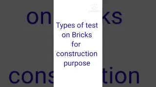 test on bricks for construction purpose #bricklaying #bricks#civilengineering#material #construct