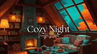 it&rsquo;s a cozy autumn night in attic and you&rsquo;re sipping tea by the fire with rain and vintage music 🍂