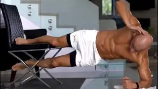 Save this 1 minute Chair Six pack workout : No equipment, body weight only.