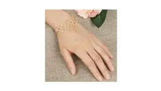 Chooz Designer Studio Gold Hand Harness Slave Multi Chain Punk Style Finger Bangle Unboxing & Review