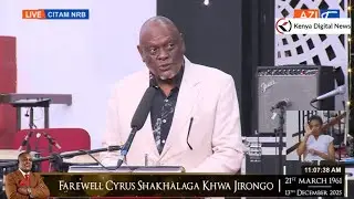 Jirongo is the one who made Uhuru president, he was the one who pushed Nyayo (Moi), David Murathe