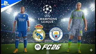 Mbapp&eacute; vs Haaland: FC 26 Gameplay Real Madrid vs Manchester City | UCL Final