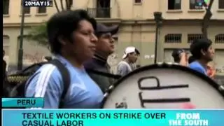 Peru: Textile Workers on Strike