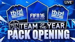 FIFA 16 TOTY LIVE PACK OPENING!