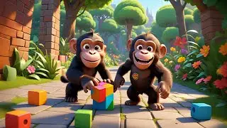 Two Cheeky Chimps Build a Castle + More Nursery Rhymes & Kids Songs